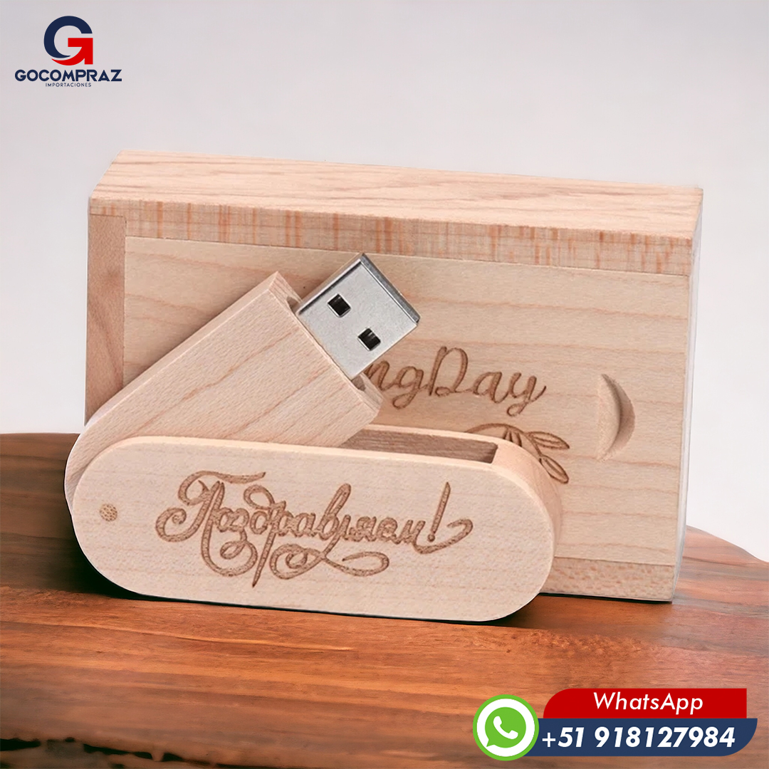 USB de madera Personalizado